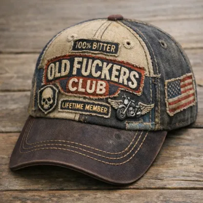 🏆Last Day Only $21.99🎉Vintage Old F*ckers Club – Lifetime Member Hat